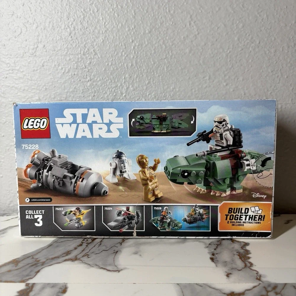 LEGO Star Wars 75228 Escape Pod vs Dewback Microfighters 177pc 2019 Retired